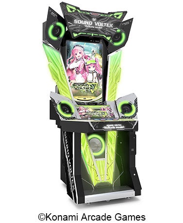 SOUND VOLTEXのアーケード筐体