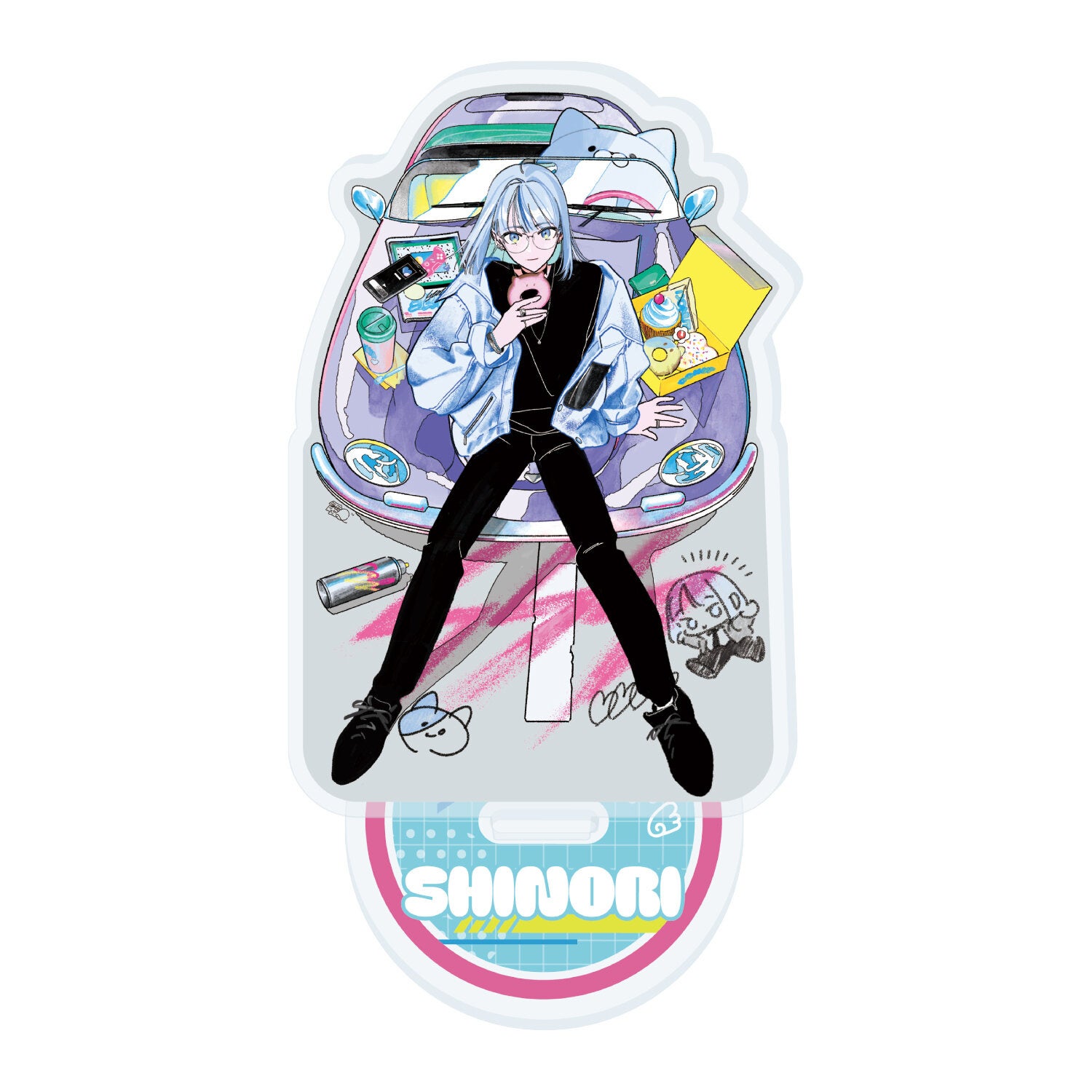 しのりのアクリルフィギュア