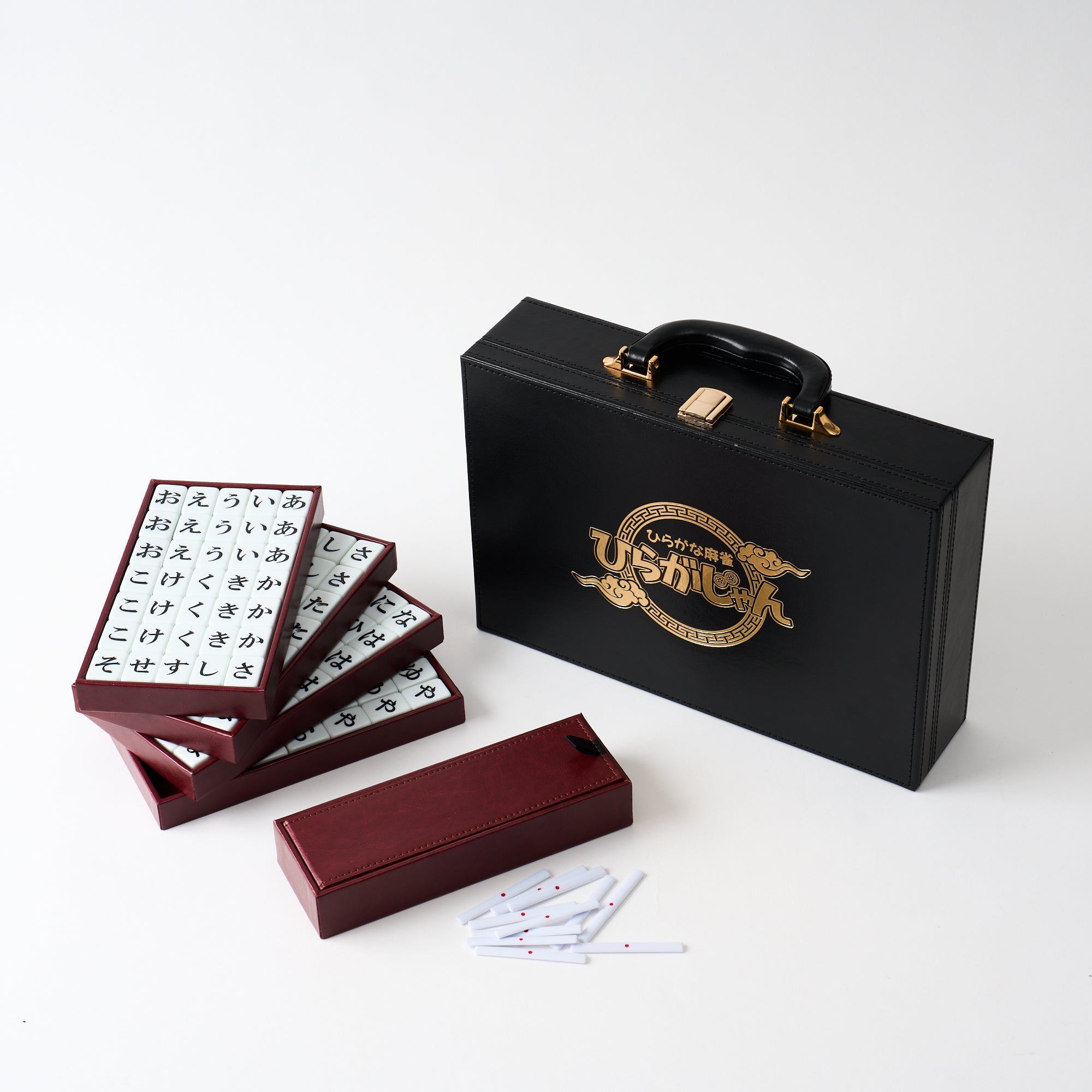 麻雀風ひらがじゃんセット全景