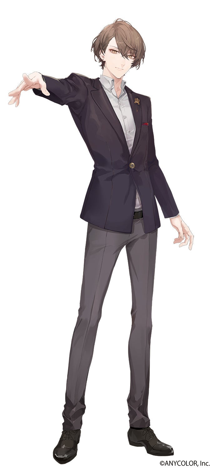 アニメ風キャラクターの全身図