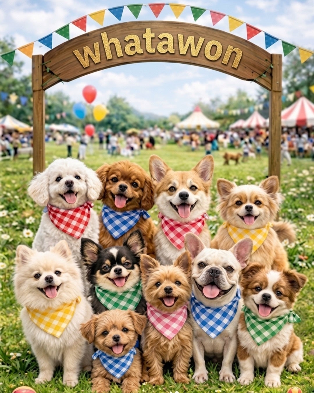 小型犬が笑顔で参加する大阪のイベント