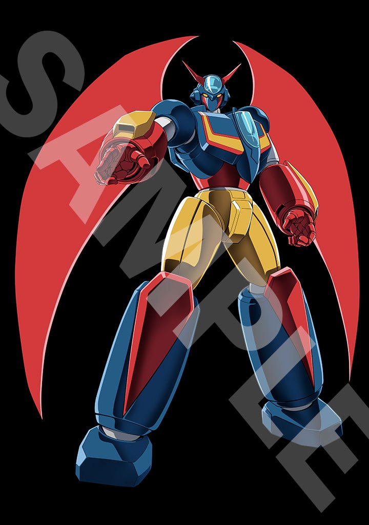 赤と青の巨大ロボ