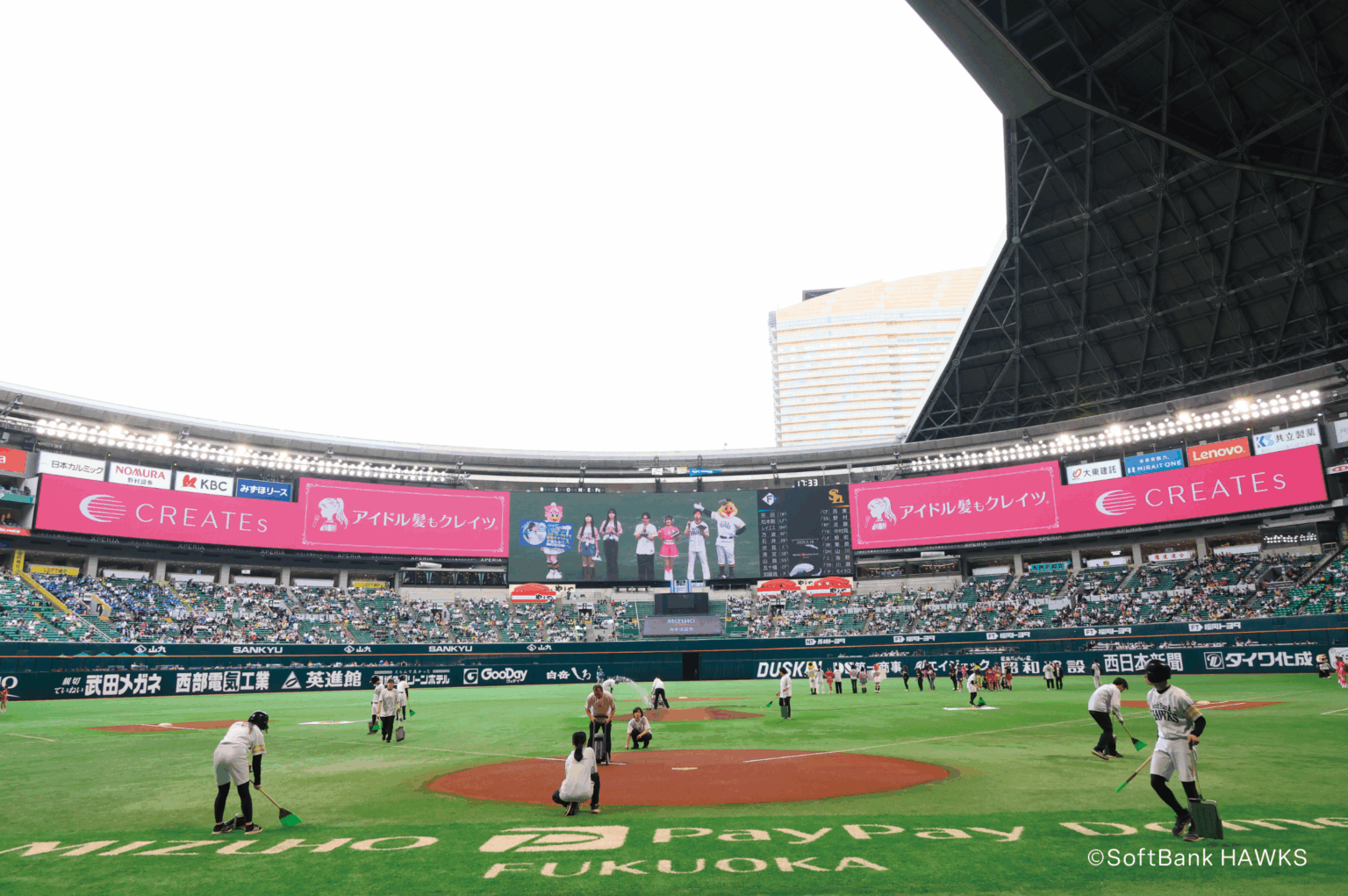 みずほPayPayドームの試合風景