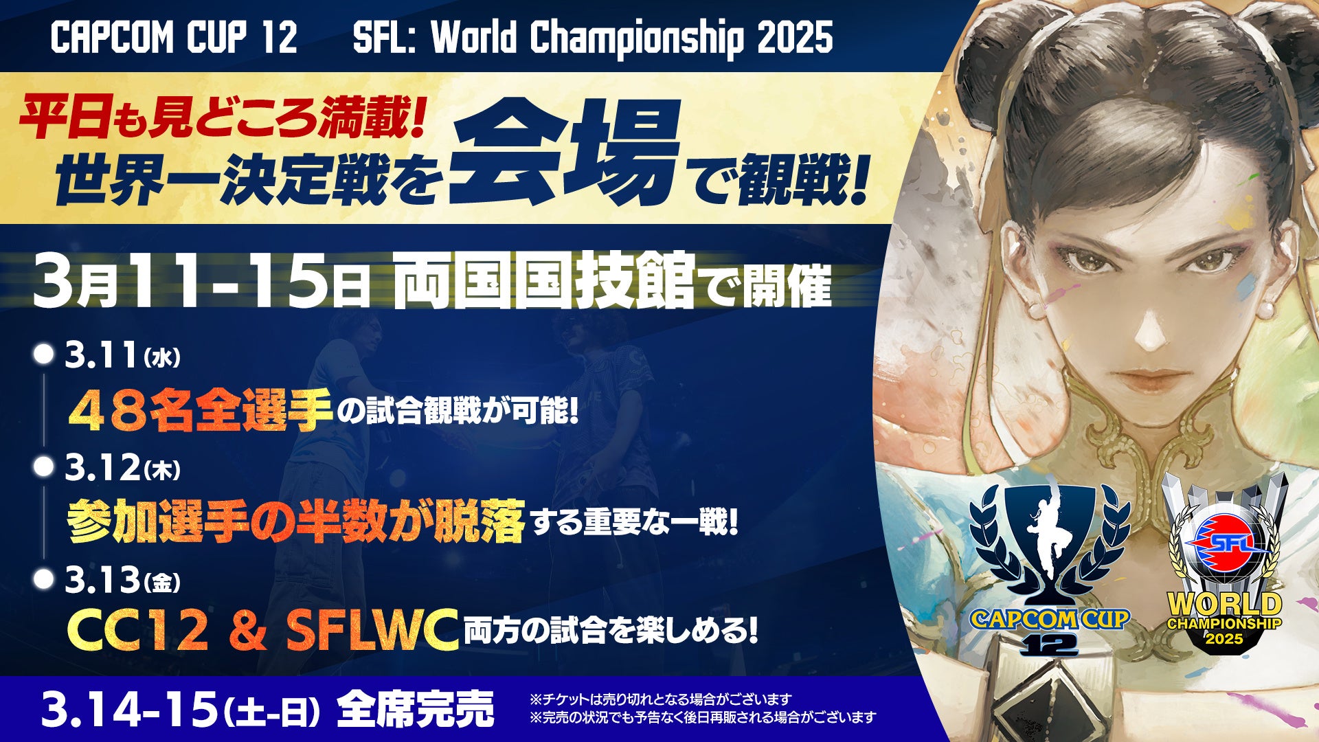 CAPCOM CUP 12の大会情報とキャラクター