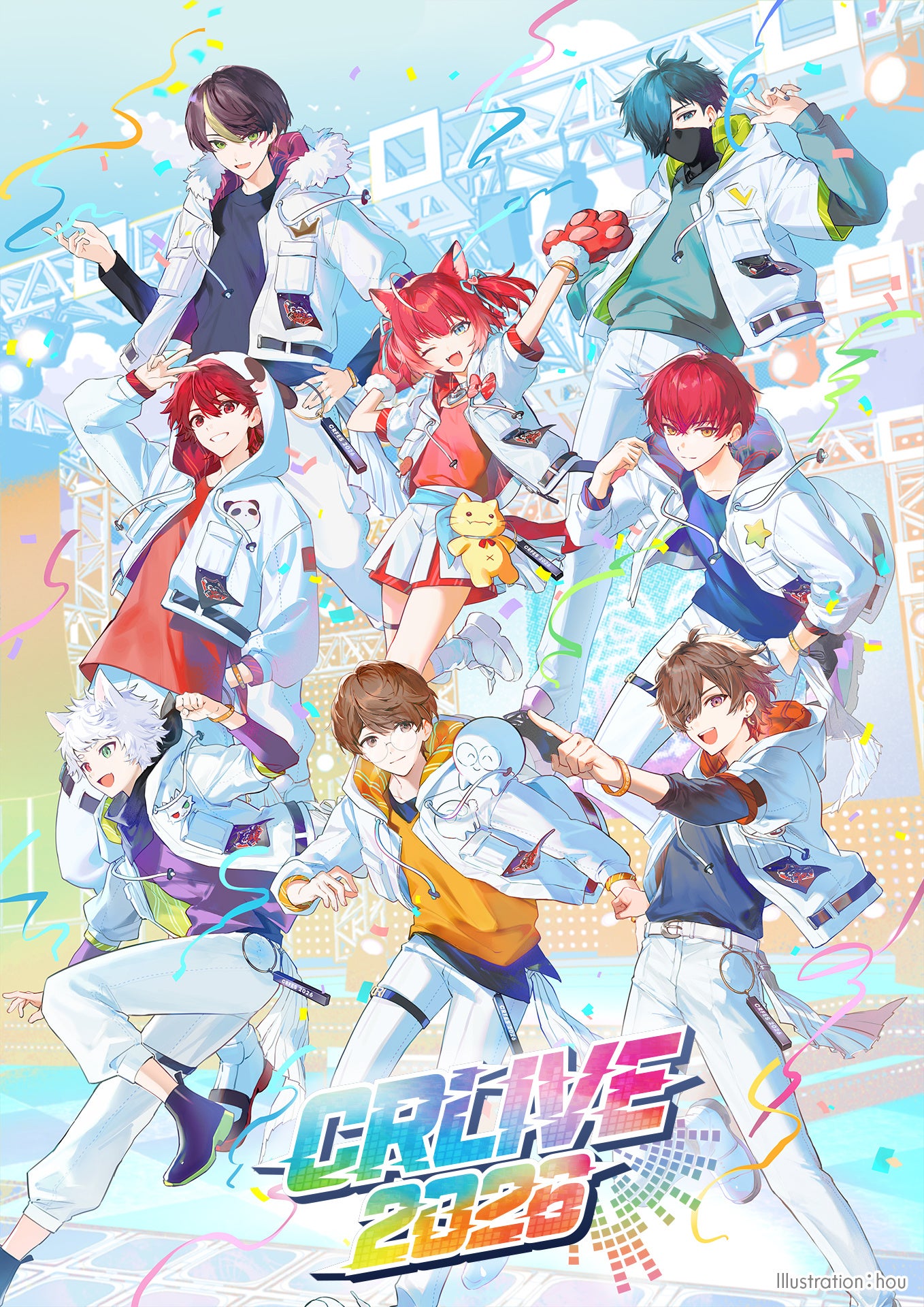 CR LIVE 2026に出演するキャラクターたち