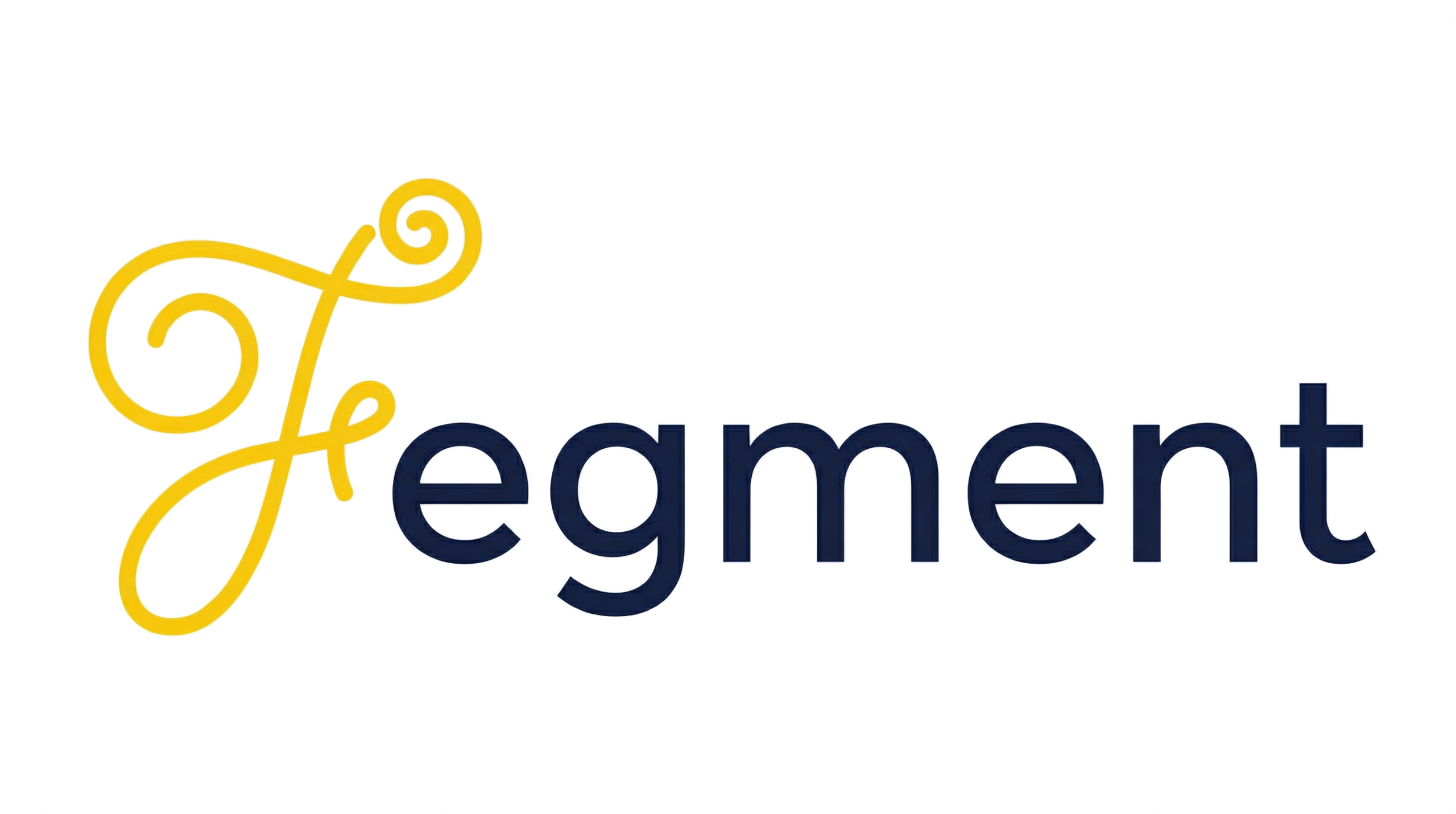 黄色と青のFgementロゴ
