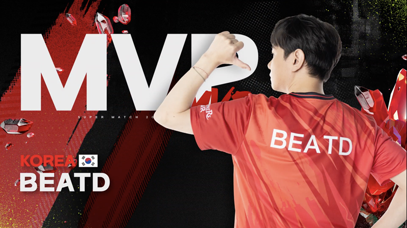 韓国チームMVP選手BEATD