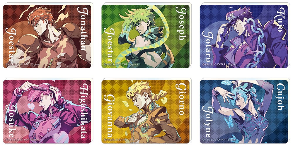 ジョジョキャラ別名入りアートカード