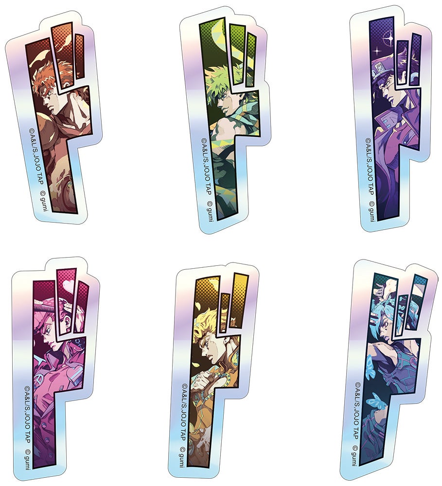 ジョジョキャラデザインステッカーセット