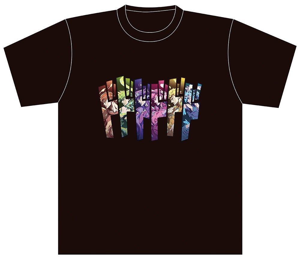 ジョジョデザインの黒Tシャツ