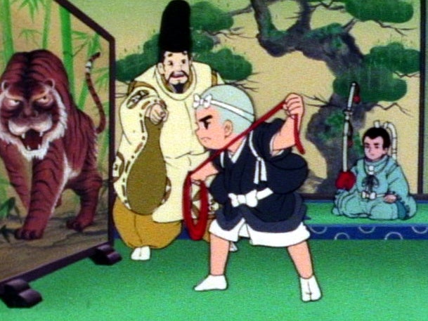 一休さんが虎の絵と対峙する瞬間