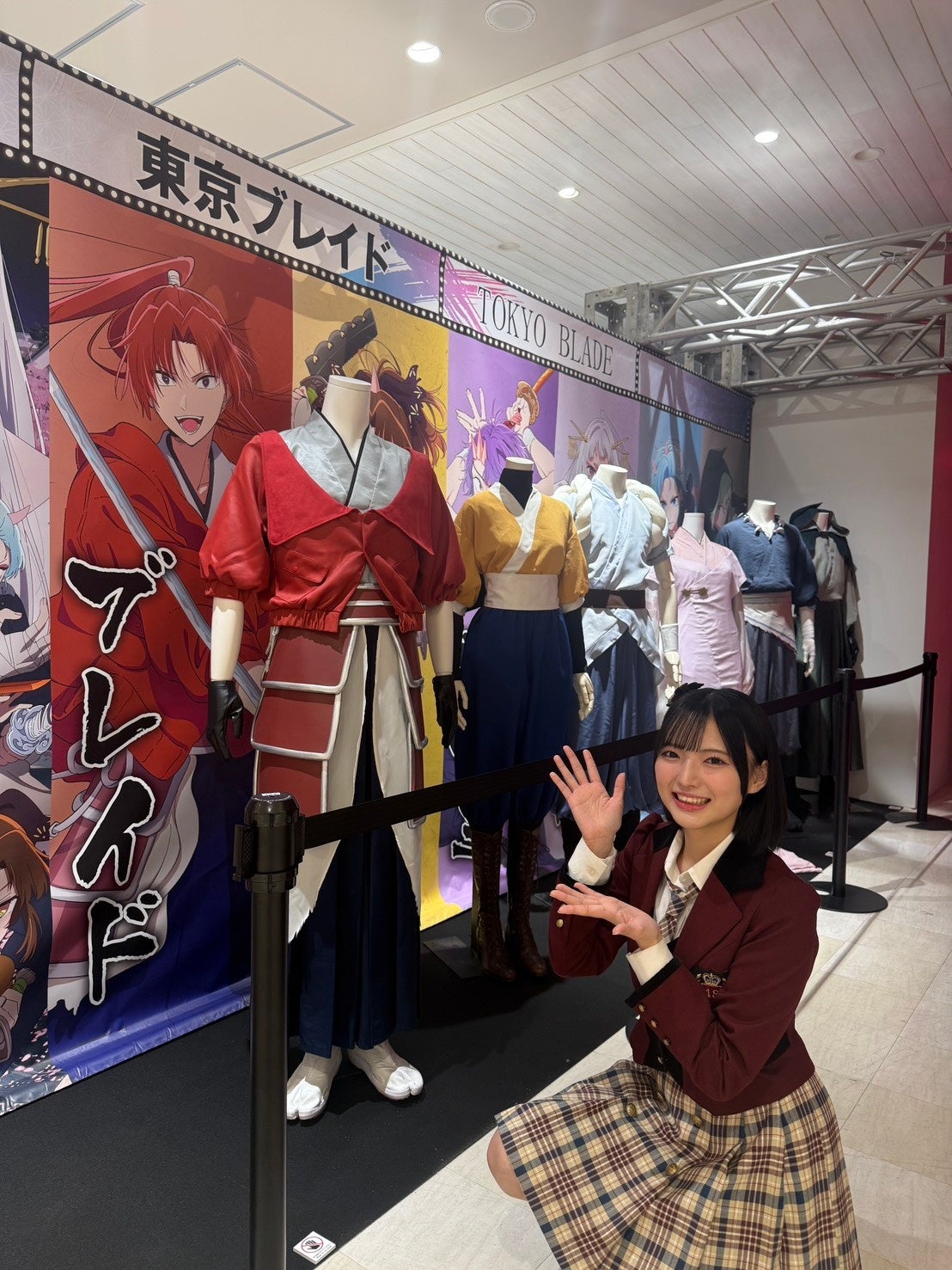 東京ブレイド衣装展示と来場者