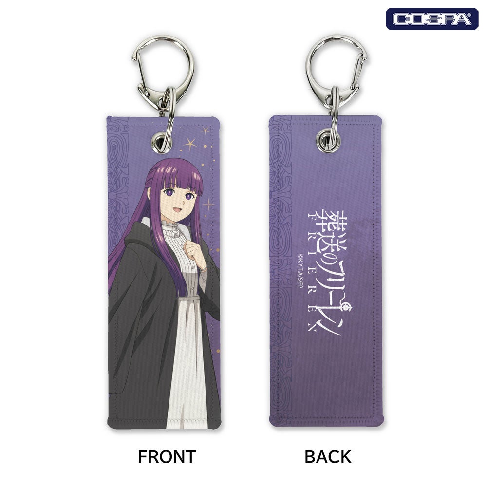 紫髪キャラクターデザインのキーホルダー