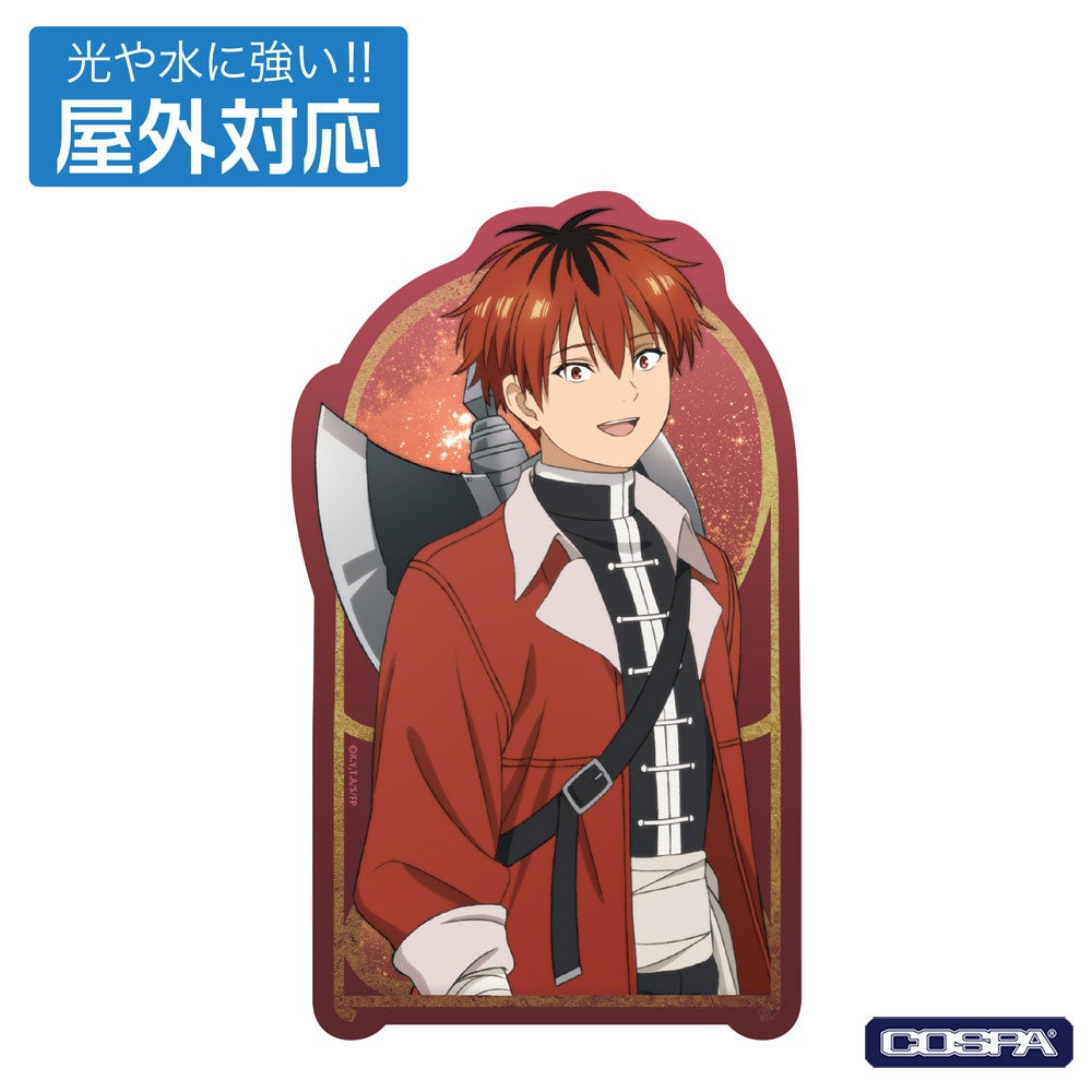 赤髪キャラクターデザインのステッカー