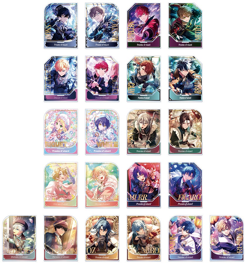 キャラクターのフォトカードシリーズ