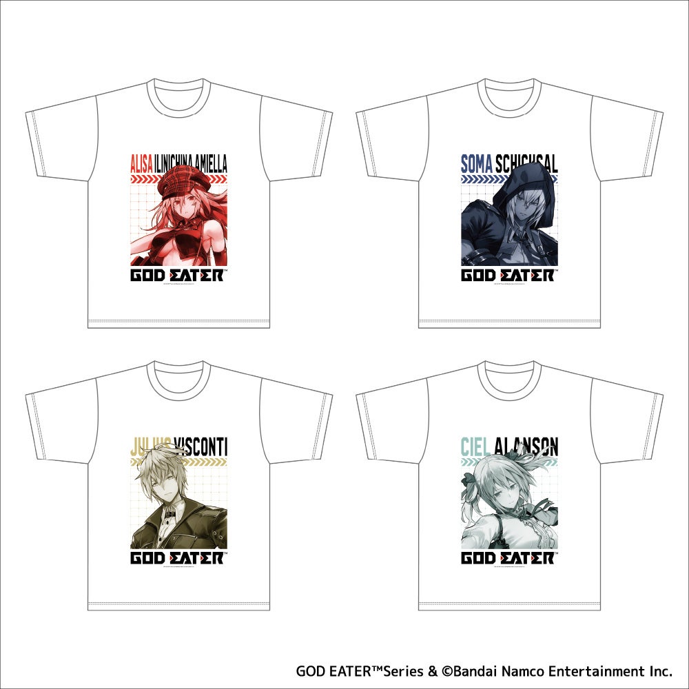 GOD EATERキャラTシャツコレクション