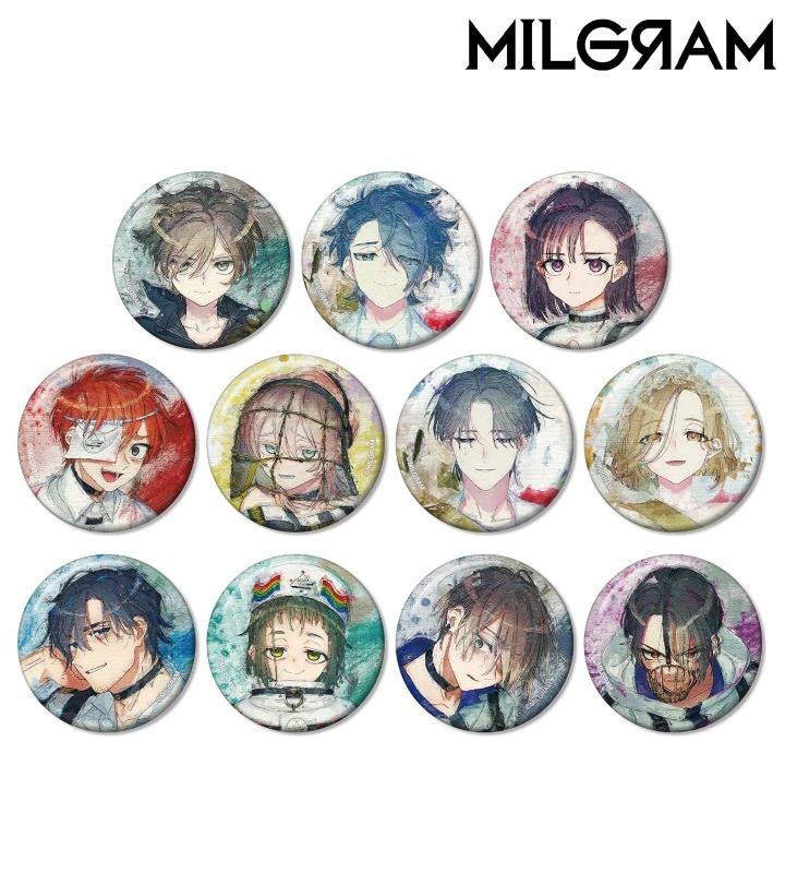 MILGRAMキャラクターの缶バッジセット