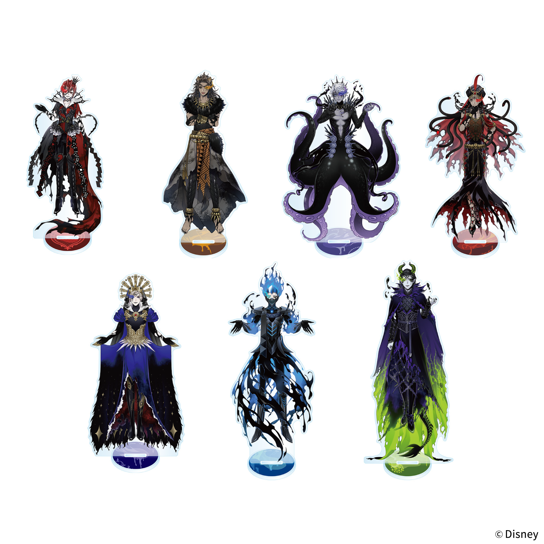 ディズニーキャラクターの立体フィギュア