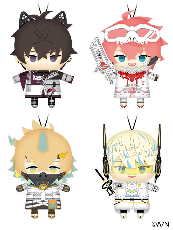 デフォルメキャラクターキーホルダー