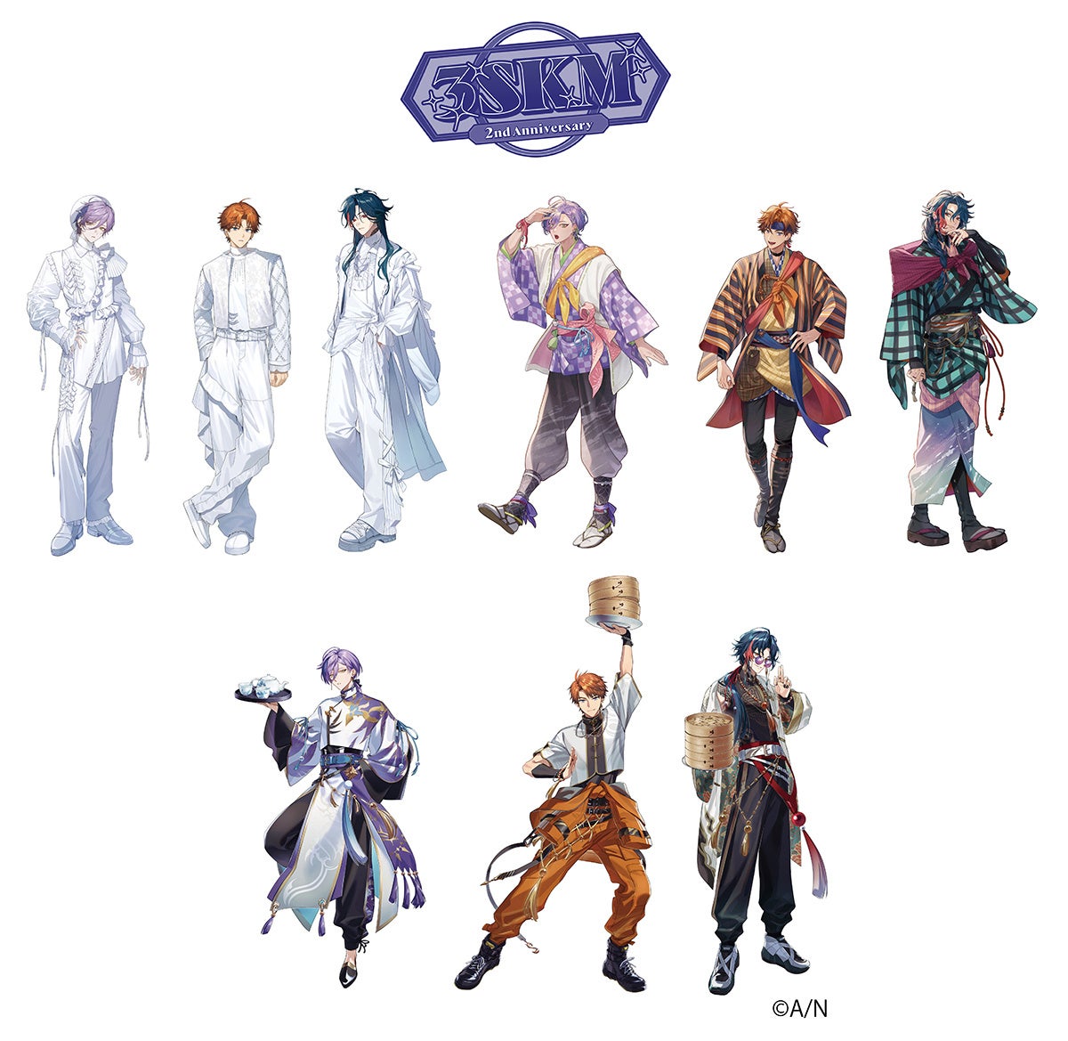 3SKMキャラクター立ち絵集合