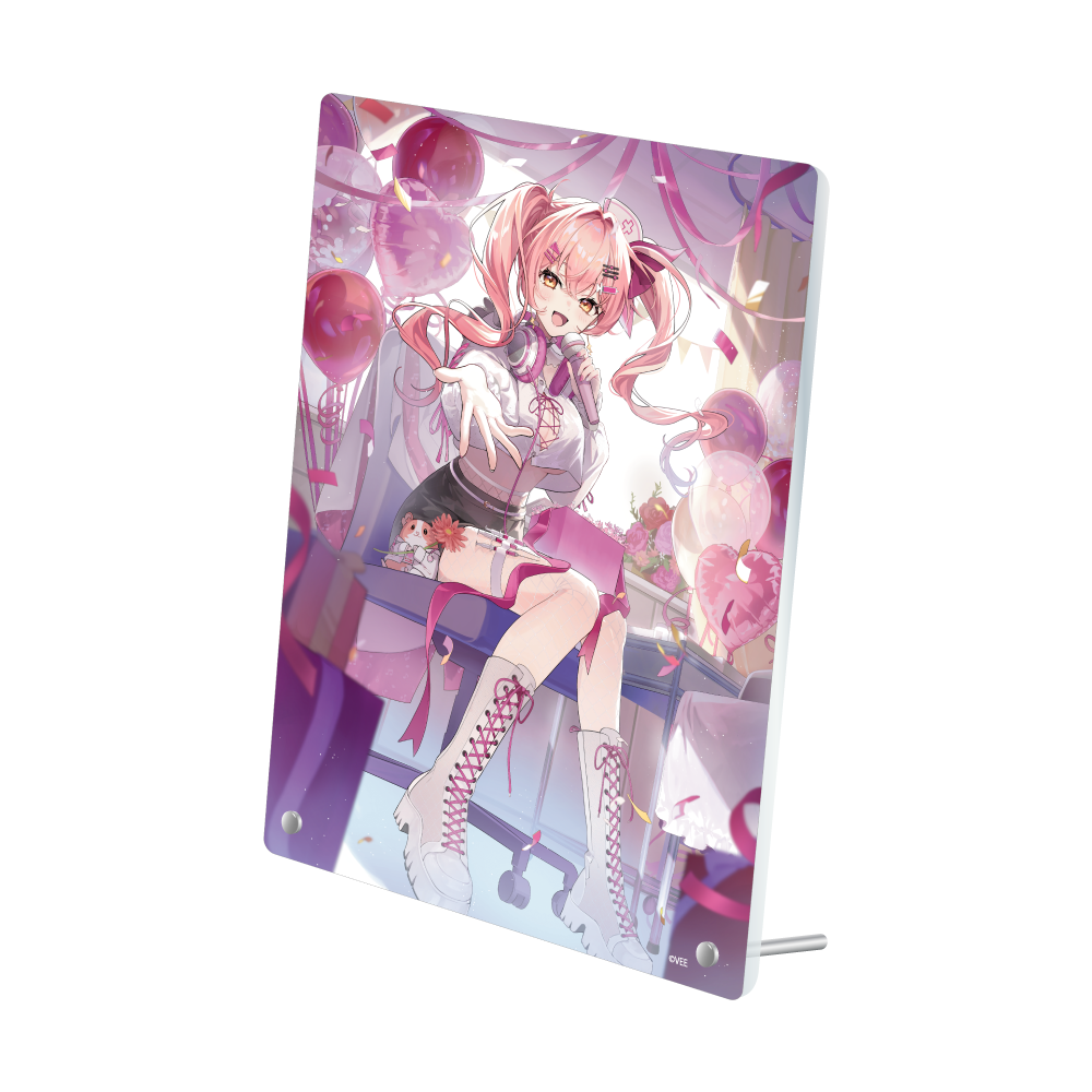 イラスト付きアクリルパネル