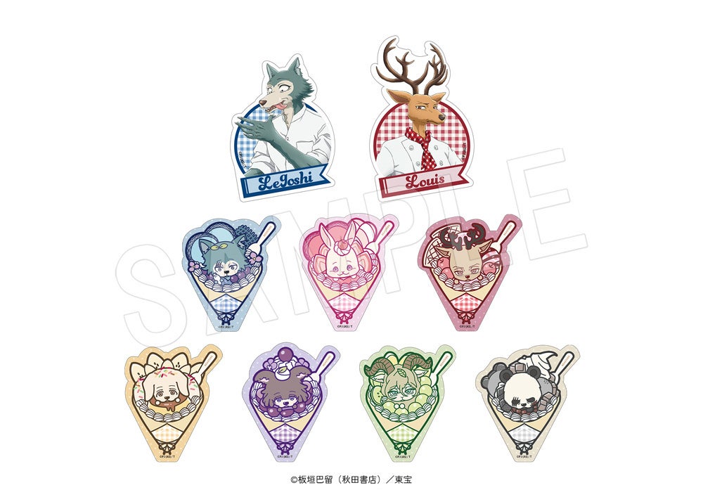 BEASTARSキャラのデフォルメステッカーセット