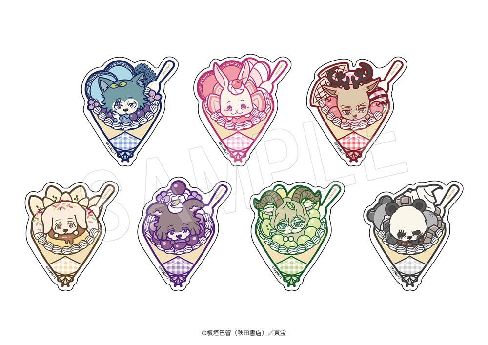 BEASTARSキャラのデフォルメクレープステッカー