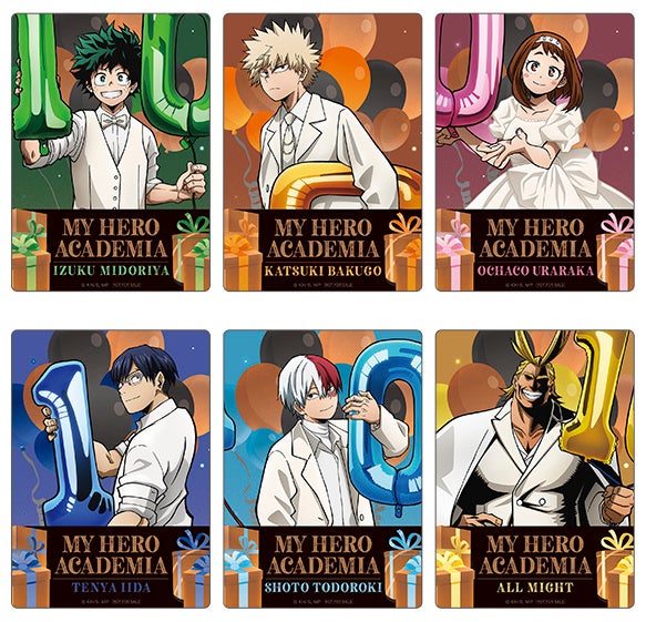 ヒロアカ10周年記念キャラクターカード