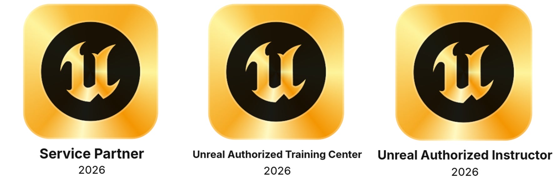 Epic Gamesサービスパートナーのゴールドバッジ