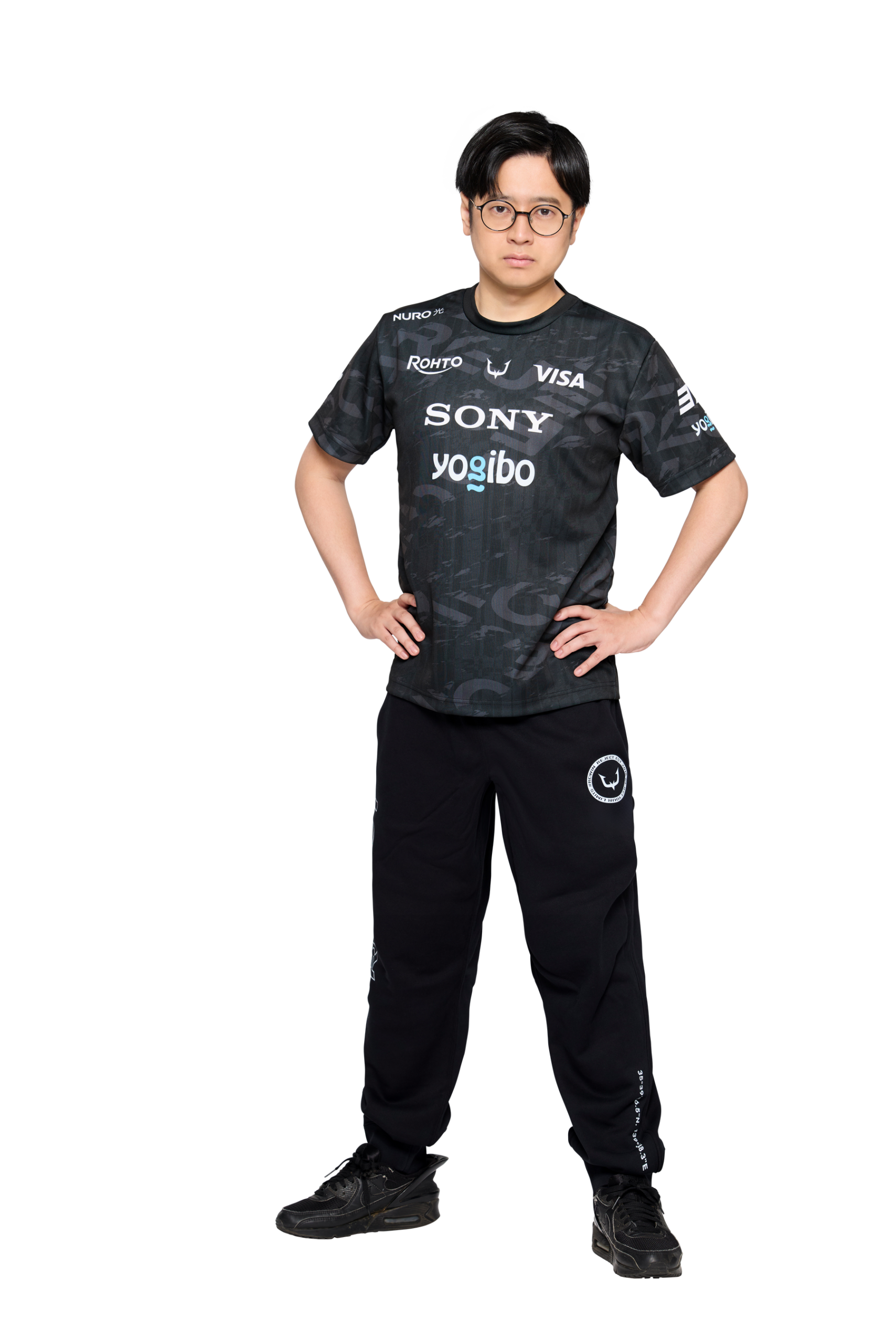 スポーツウェアの男性プレイヤー