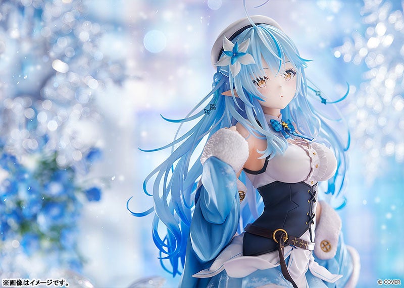 雪花ラミィフィギュアの横顔と髪型