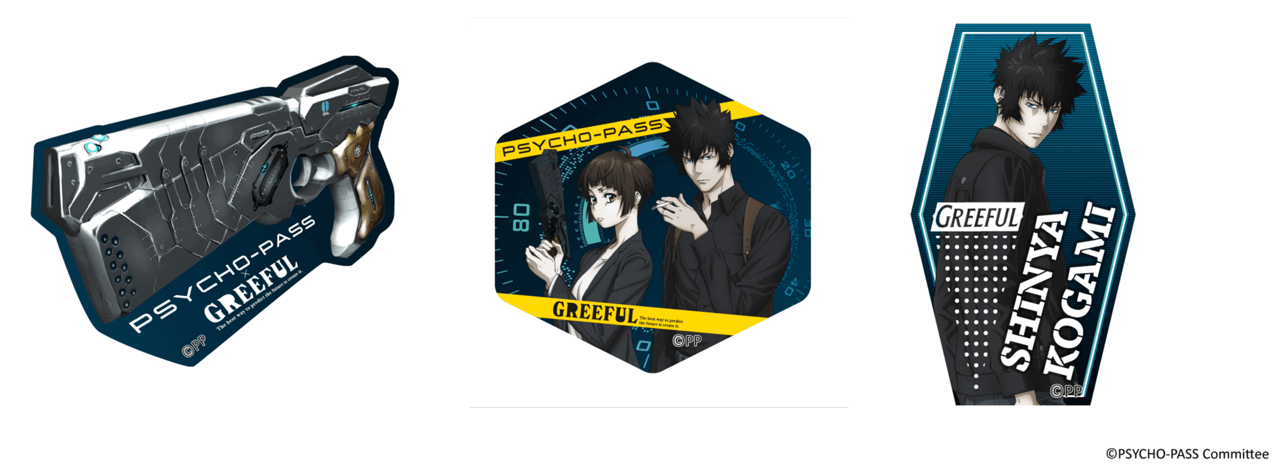 サイコパスのキャラクターバッジセット