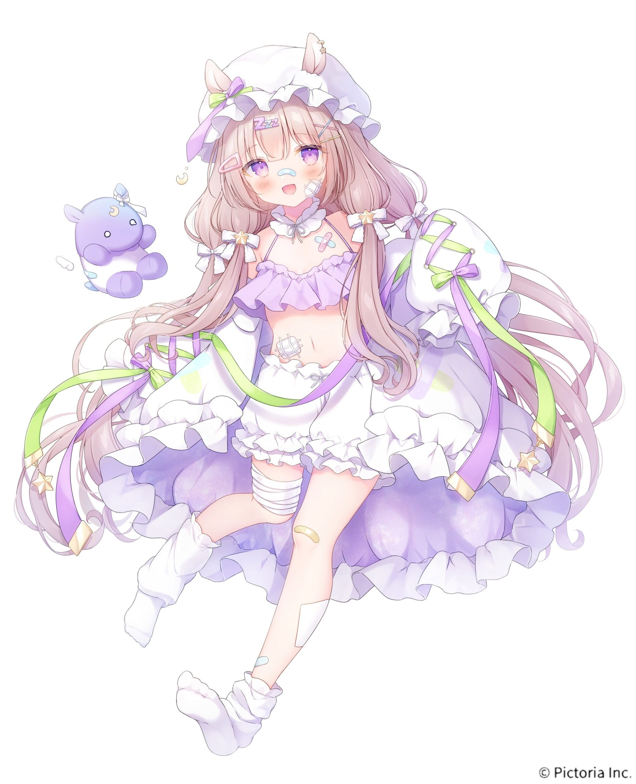 楽しげなアイドルキャラクター