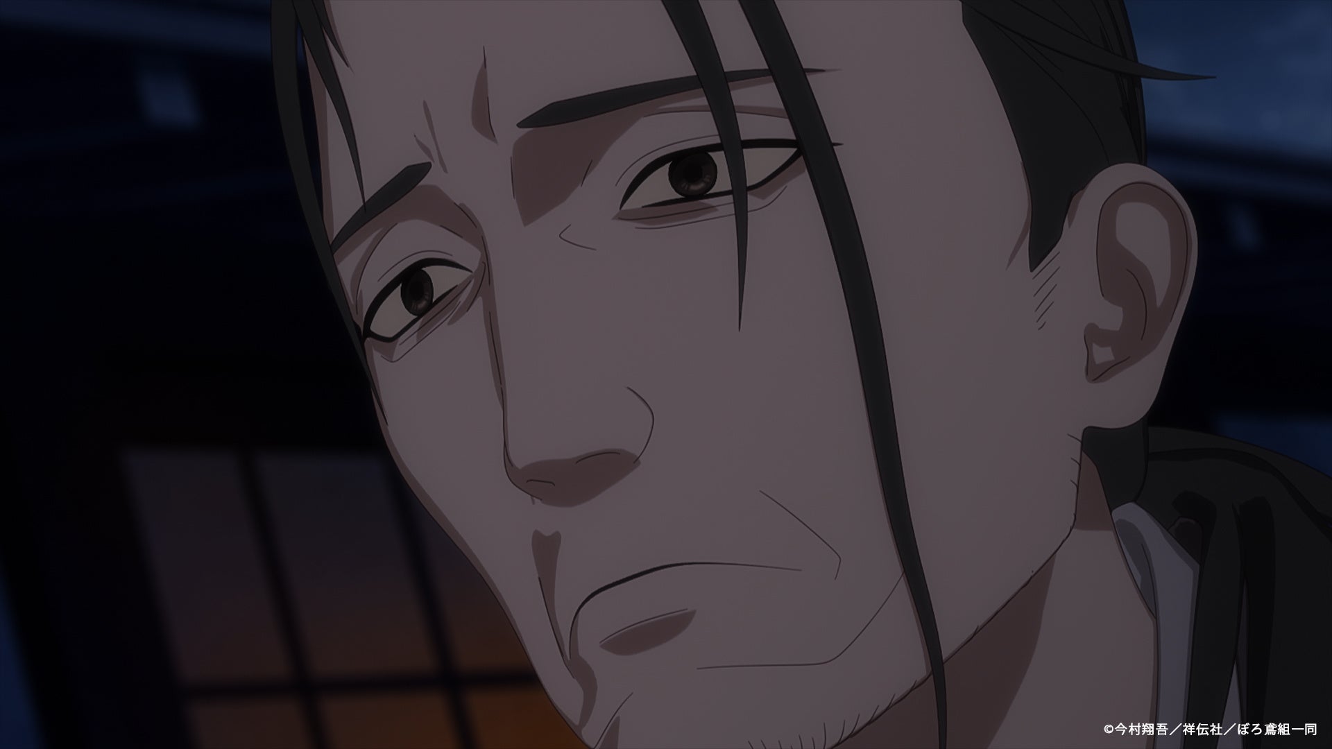 秀助のアップアニメーションシーン