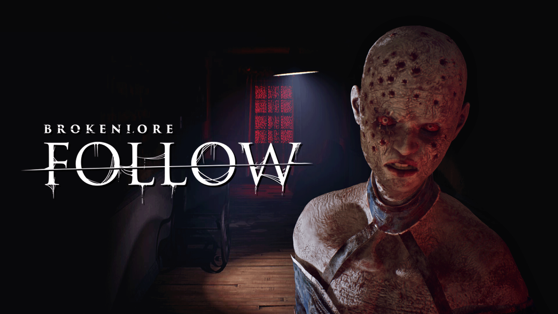 フォローロゴと恐怖キャラクター