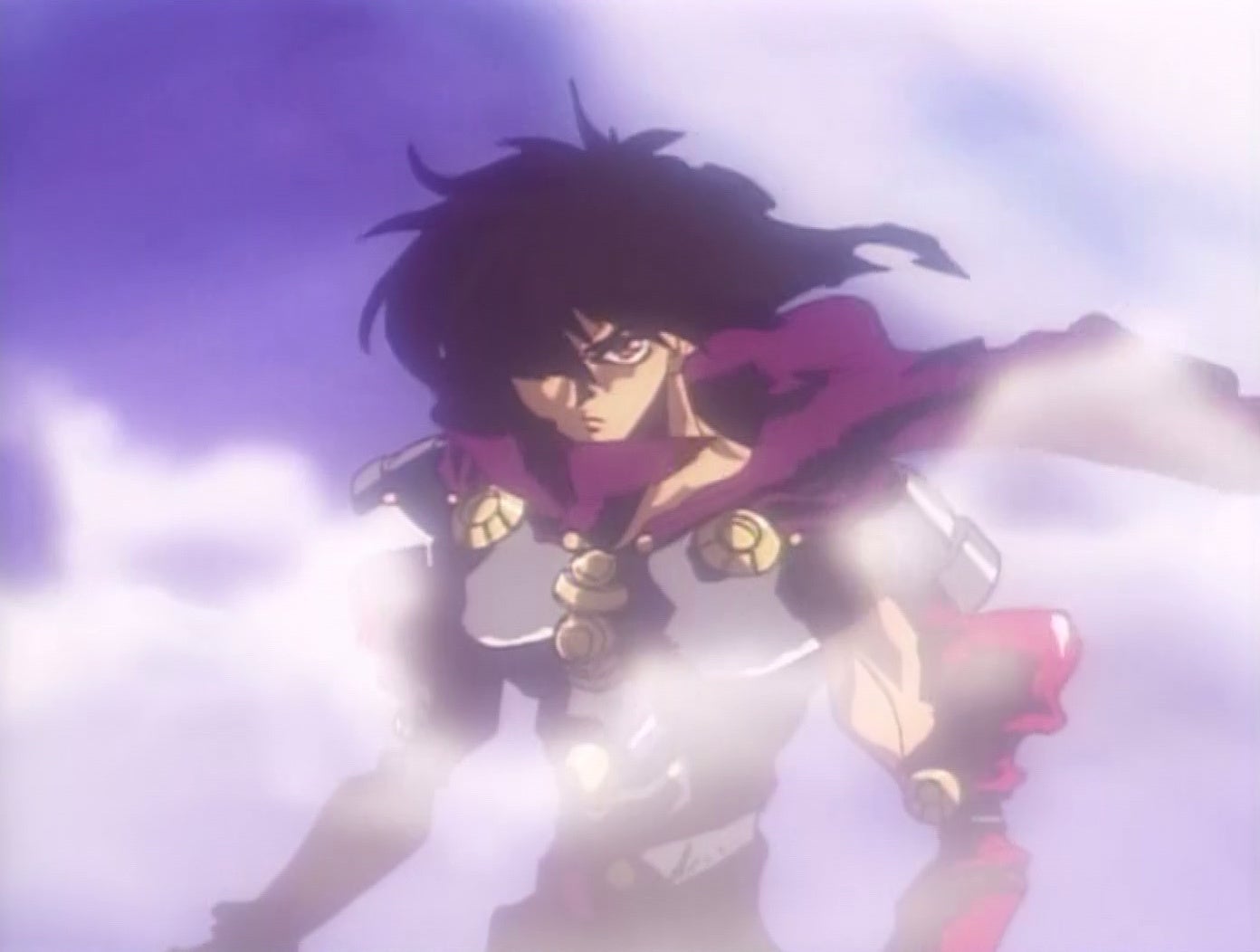 霧の中に立つ影技キャラクター