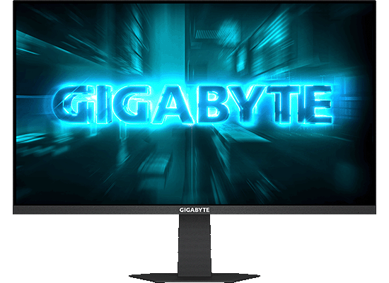 GIGABYTEモニター前面ディスプレイ
