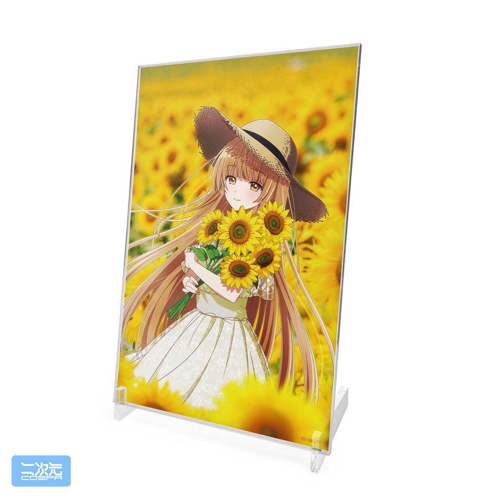 ひまわり持つ椎名真昼アートスタンド