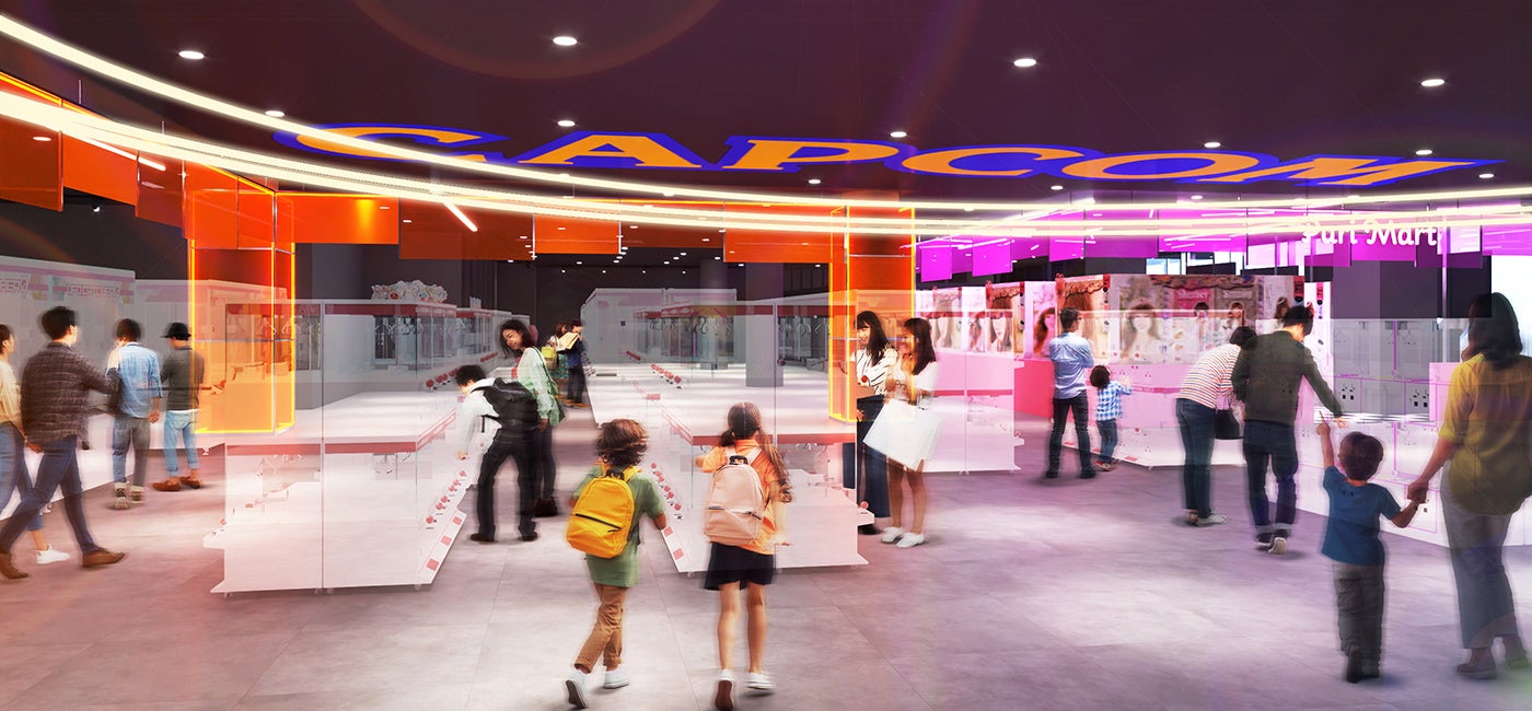 店内クレーンゲームゾーン