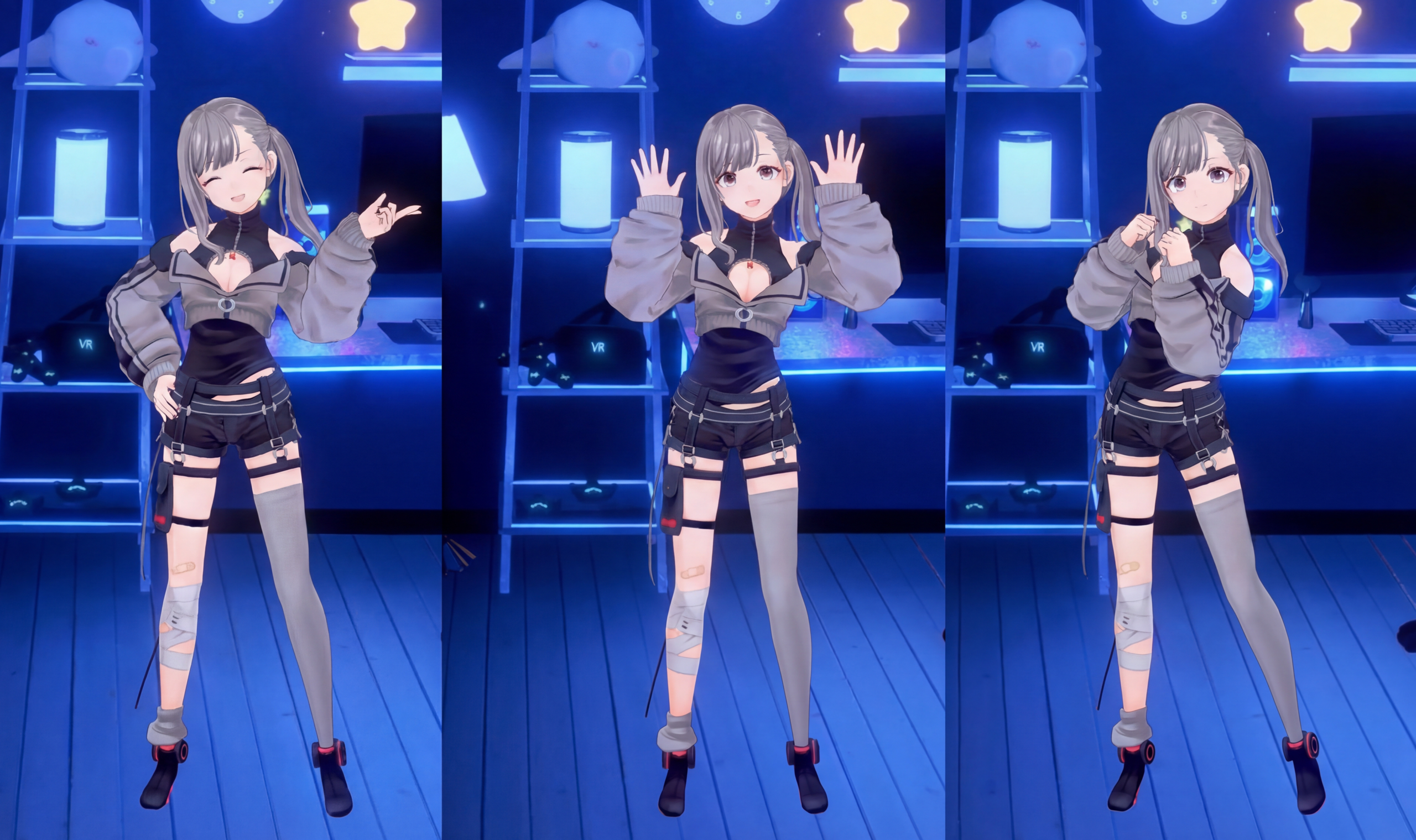 アニメキャラクターがモーションキャプチャを活用