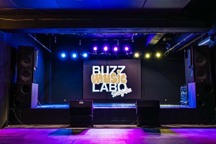 BUZZ music LABOのステージ