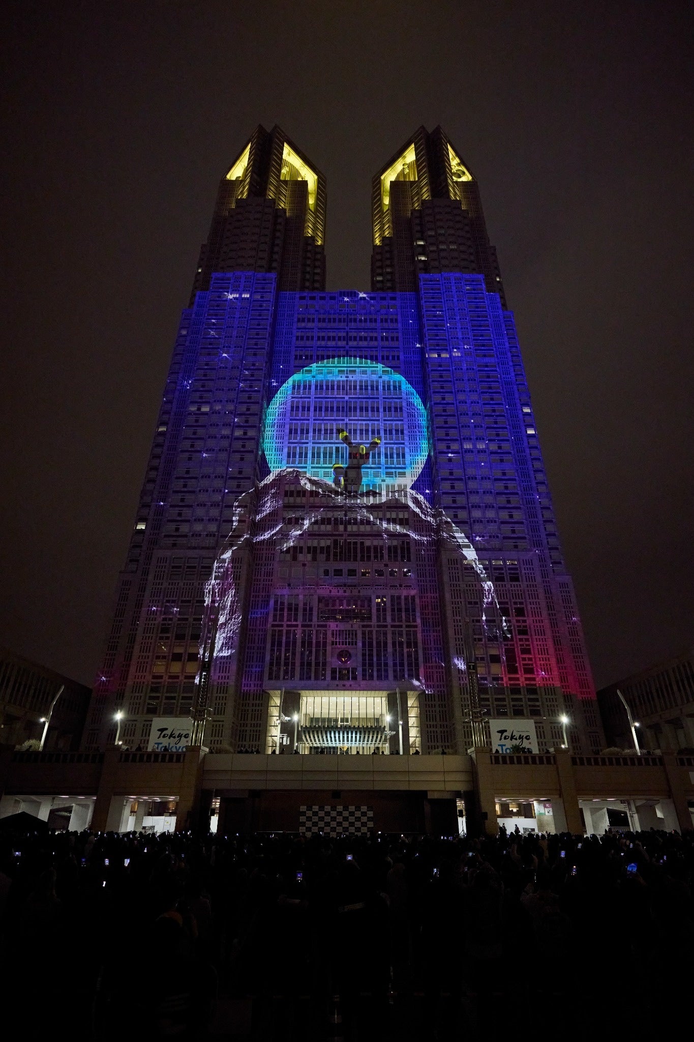 ミュウツーがプロジェクション映像に