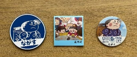 オマンドンの洲のアニメコラボ缶バッジ