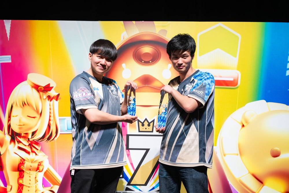 音ゲー決戦7th 優勝者の表彰シーン