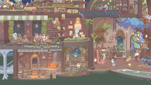 猫たちが集う賑やかなシェアハウス