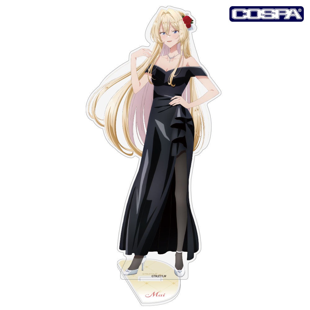 黒いドレスの真唯アクリルスタンド