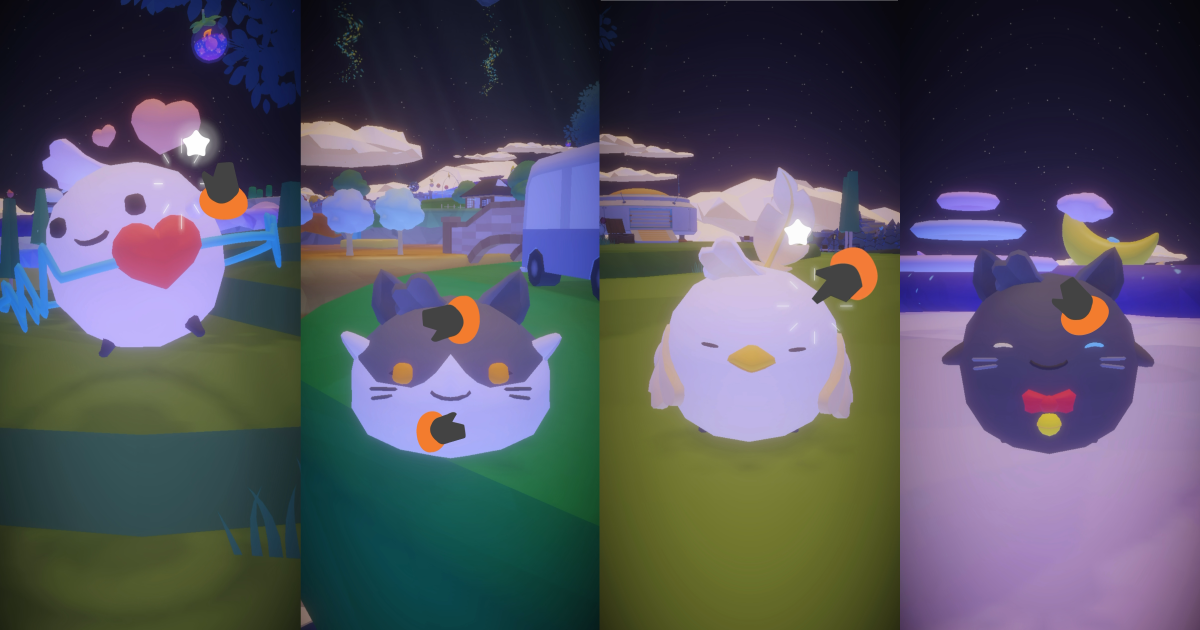 オノマトピアで癒されるキャラクターたち