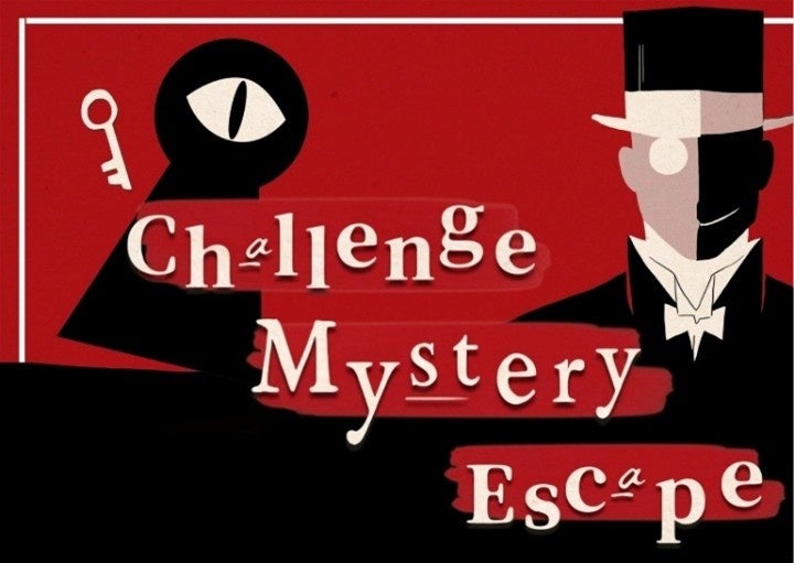 ミステリーチャレンジの鍵を示すデザイン