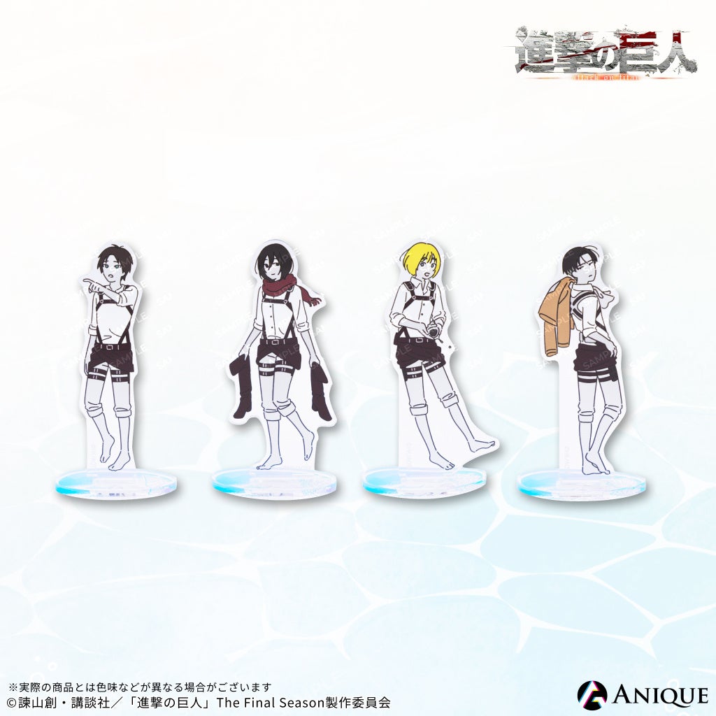 進撃の巨人キャラのアクリルスタンド