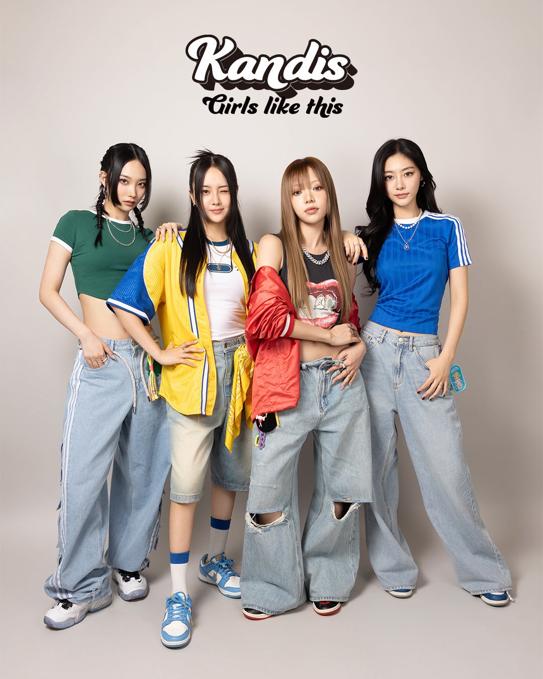 Kandisメンバーのビジュアル集合写真